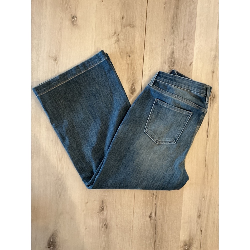 Kut from the Kloth Meg Wide Leg Jeans Blue Size 10 New Without Tags - Picture 5 of 7